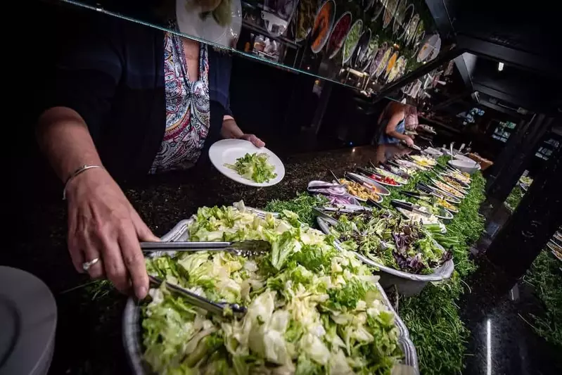 The Park Grill salad bar