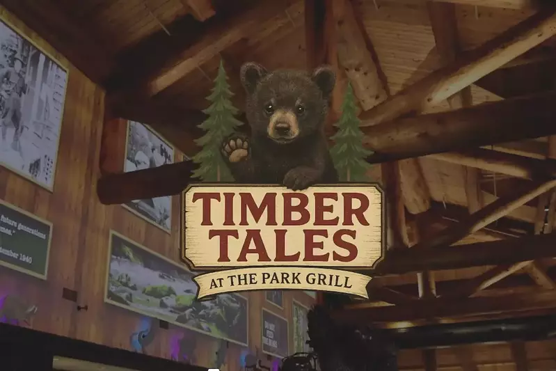 "Timber Tops at The Park Grill" text