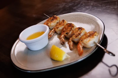shrimp skewer