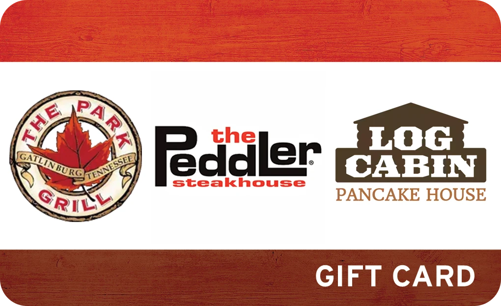 The Park Grill The Peddler and Log Cabin Pancake House Gift Card