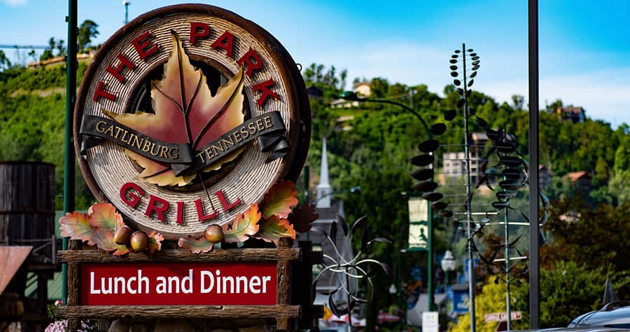 park grill sign