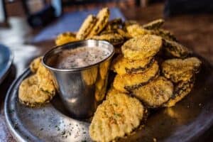 Fried Pickles at The Park Grill 